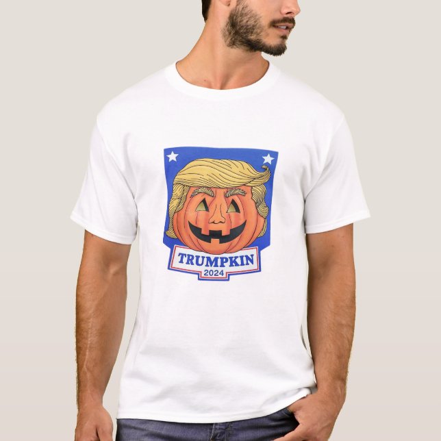 Trumpkin Classic – Funny Halloween Quote T-Shirt (Front)