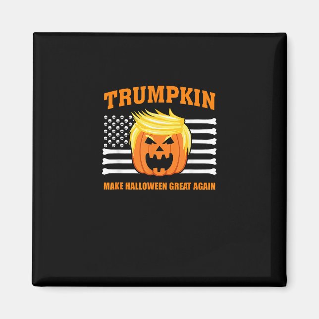 Trumpkin Classic Halloween - Make Halloween Great  Magnet (Front)