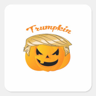 Trumpkin Classic – Political Parody Square Sticker