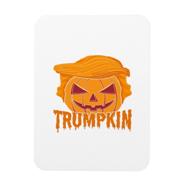Trumpkin Classic – Pumpkin President Style Magnet (Vertical)