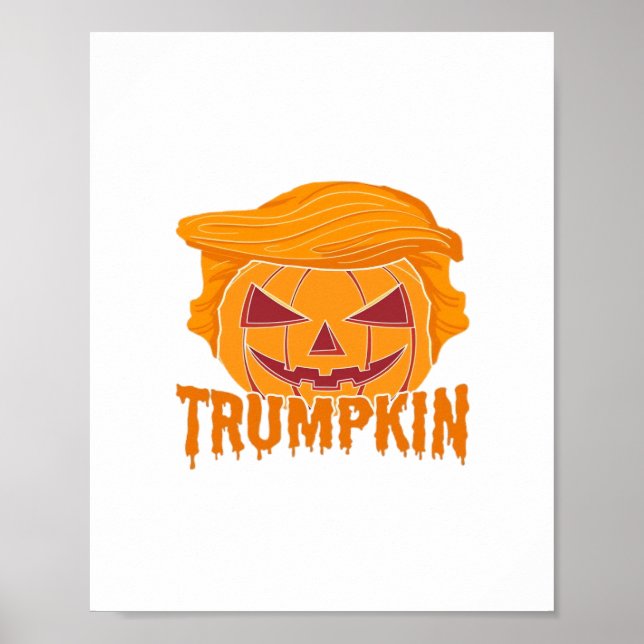 Trumpkin Classic – Pumpkin President Style Poster (Front)