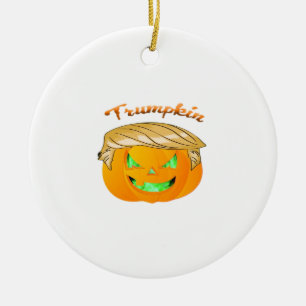 Trumpkin Classic – Sloth in a MAGA Hat Ceramic Tree Decoration