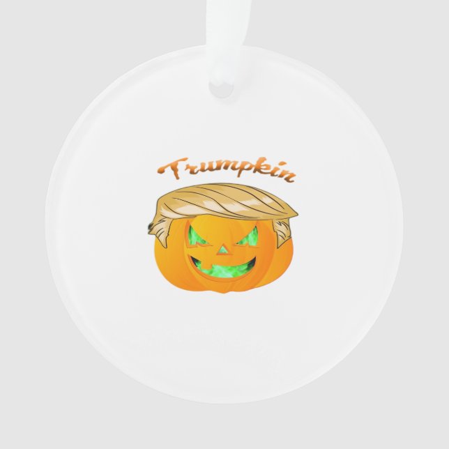 Trumpkin Classic – Sloth in a MAGA Hat Ornament (Front)