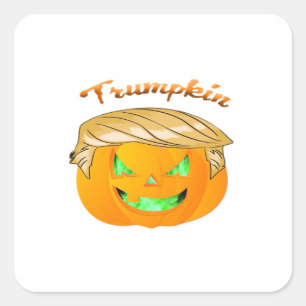 Trumpkin Classic – Sloth in a MAGA Hat Square Sticker