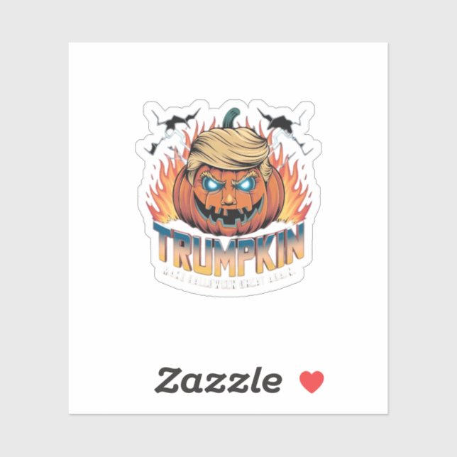 Trumpkin Classic – Spooky Pumpkin Design (Sheet)