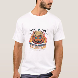 Trumpkin Classic – Spooky Pumpkin Design T-Shirt