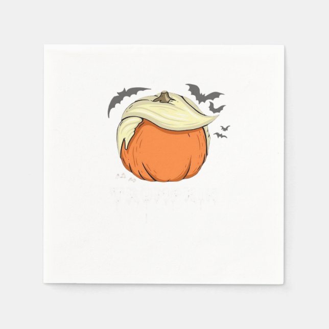 Trumpkin, Donald Halloween Napkin (Front)
