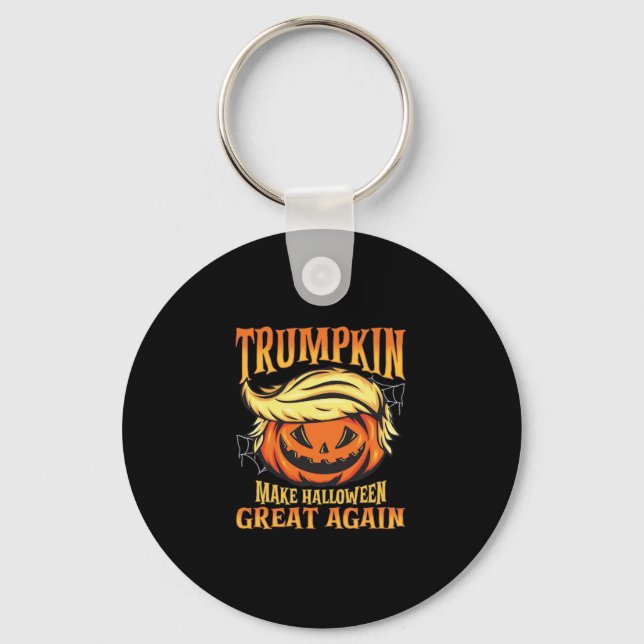 Trumpkin - Donald  Make Halloween Great Again  Key Ring (Front)