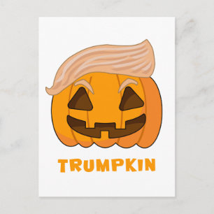 Trumpkin Donald Trump Pumpkin Postcard