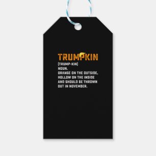 Trumpkin Funny Anti Pumpkin Gift Tags