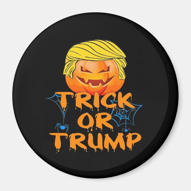 Trumpkin Funny Design For Halloween Magnet (Front)