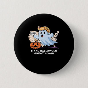 Trumpkin Funny Halloween Boo - Make Halloween Grea 6 Cm Round Badge