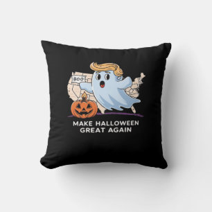Trumpkin Funny Halloween Boo - Make Halloween Grea Cushion