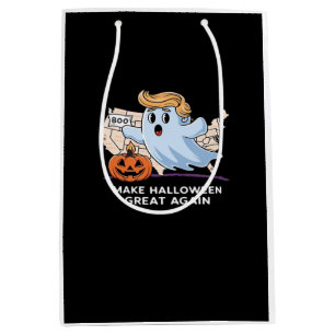 Trumpkin Funny Halloween Boo - Make Halloween Grea Medium Gift Bag