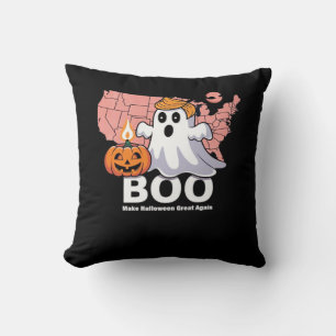 Trumpkin Funny Halloween Boo - Pumpkin Trumpkin Cushion