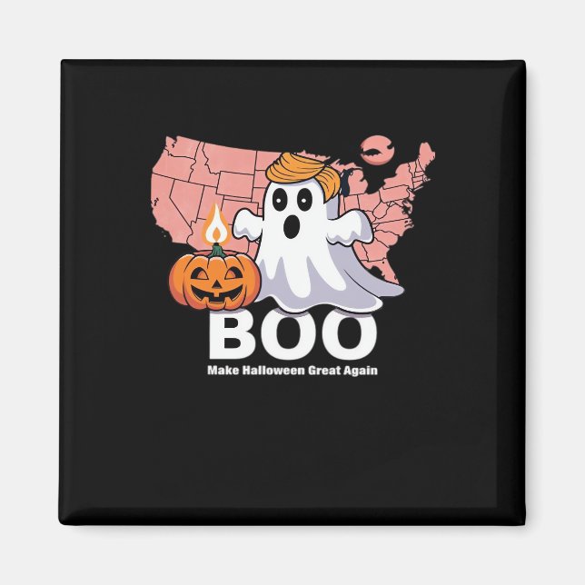 Trumpkin Funny Halloween Boo - Pumpkin Trumpkin Magnet (Front)