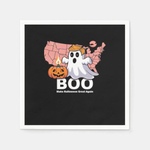Trumpkin Funny Halloween Boo - Pumpkin Trumpkin Napkin