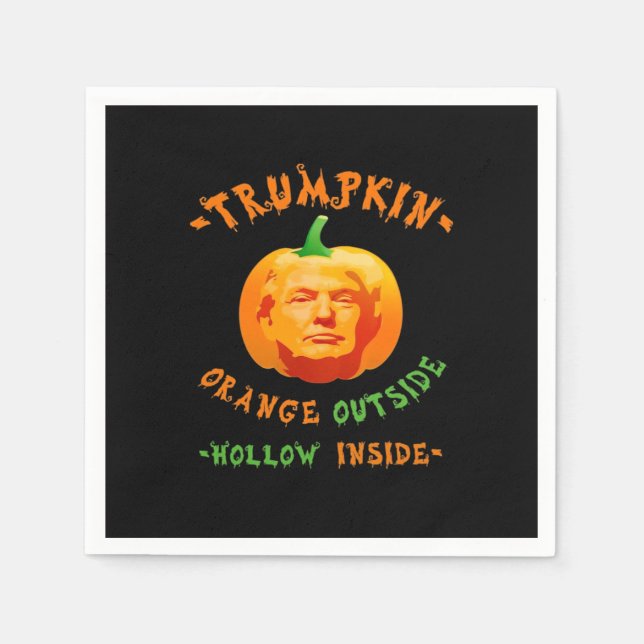 Trumpkin Funny Halloween Classic Napkin (Front)