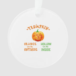 Trumpkin Funny Halloween Classic Ornament