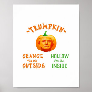 Trumpkin Funny Halloween Classic Poster