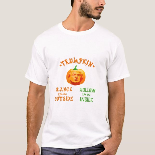 Trumpkin Funny Halloween Classic T-Shirt (Front)