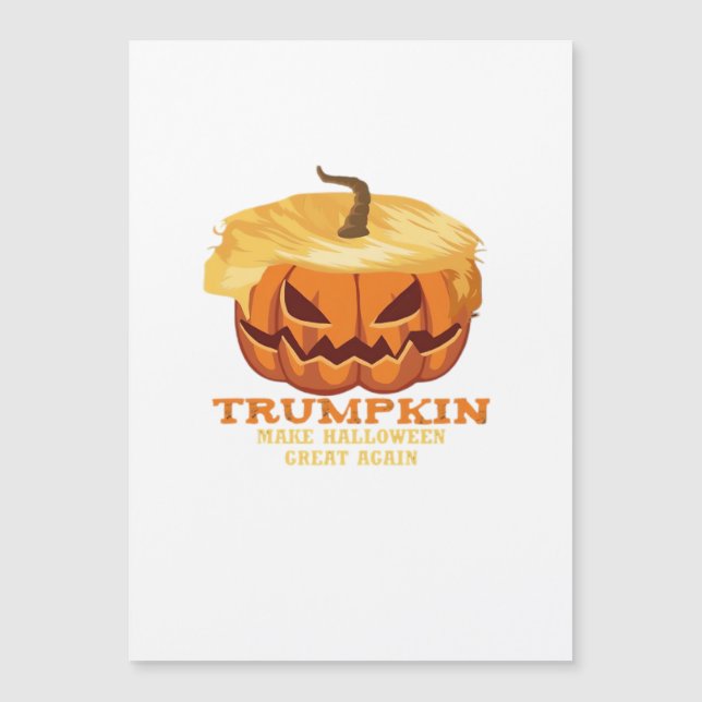 Trumpkin Funny Halloween Pumpkin – Classic Costume (Front)