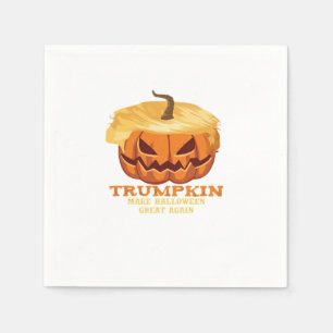 Trumpkin Funny Halloween Pumpkin – Classic Costume Napkin