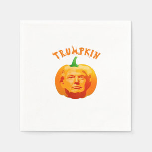 Trumpkin Funny Halloween – Spooky Parody Edition Napkin