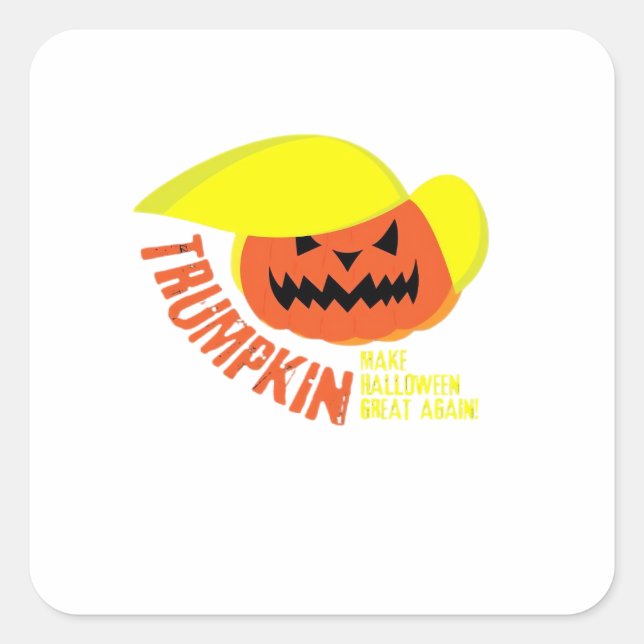 Trumpkin – Funny Mash Square Sticker (Front)
