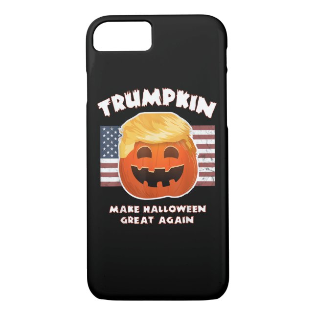 Trumpkin Funny Pumpkin Pie Pun Usa Liberals Hallow Case-Mate iPhone Case (Back)