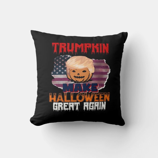 Trumpkin Halloween Classic Cushion (Front)