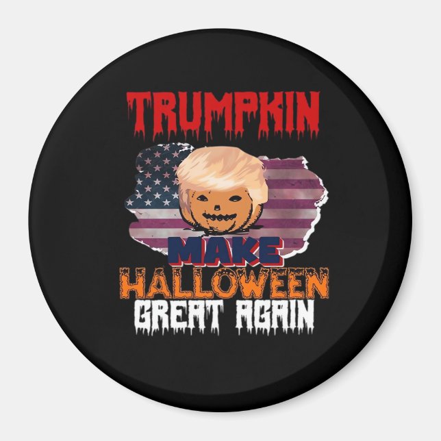 Trumpkin Halloween Classic Magnet (Front)