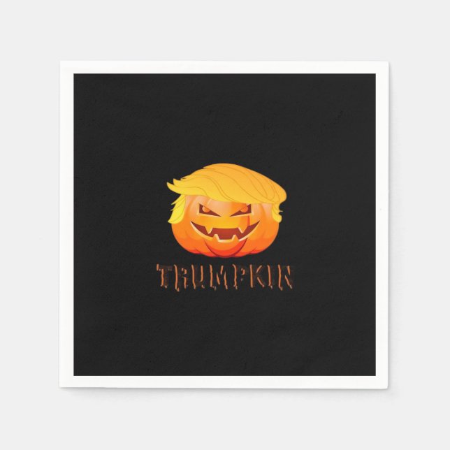 Trumpkin Halloween Classic Napkin (Front)