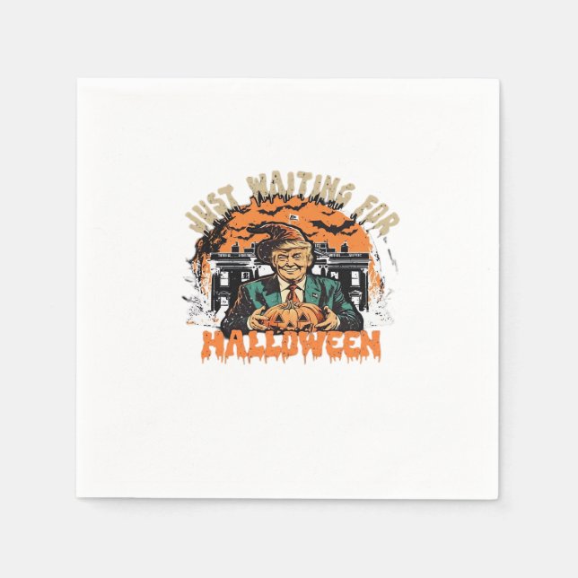 Trumpkin Halloween Classic Napkin (Front)