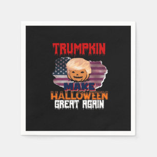 Trumpkin Halloween Classic Napkin