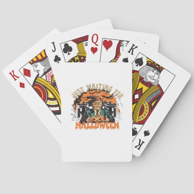 Trumpkin Halloween Classic Playing Cards (Back)
