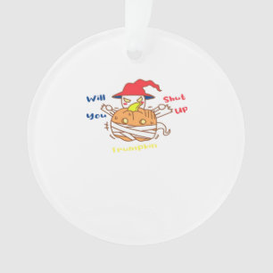 Trumpkin Halloween Election Debate And Joe Biden Ornament