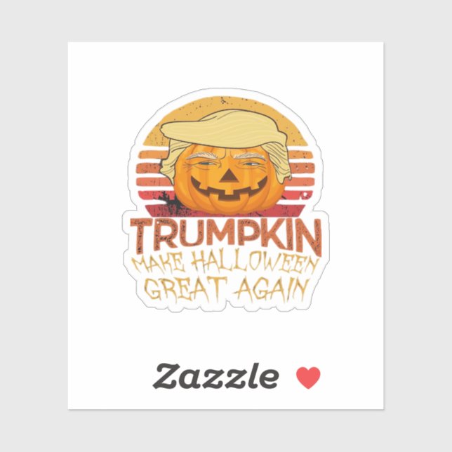 Trumpkin Halloween Funny Classic (Sheet)