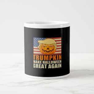 Trumpkin Halloween Funny Classic & Basic Design Large Coffee Mug
