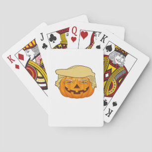 Trumpkin Halloween Funny Classic – Basic Fall Slot Playing Cards