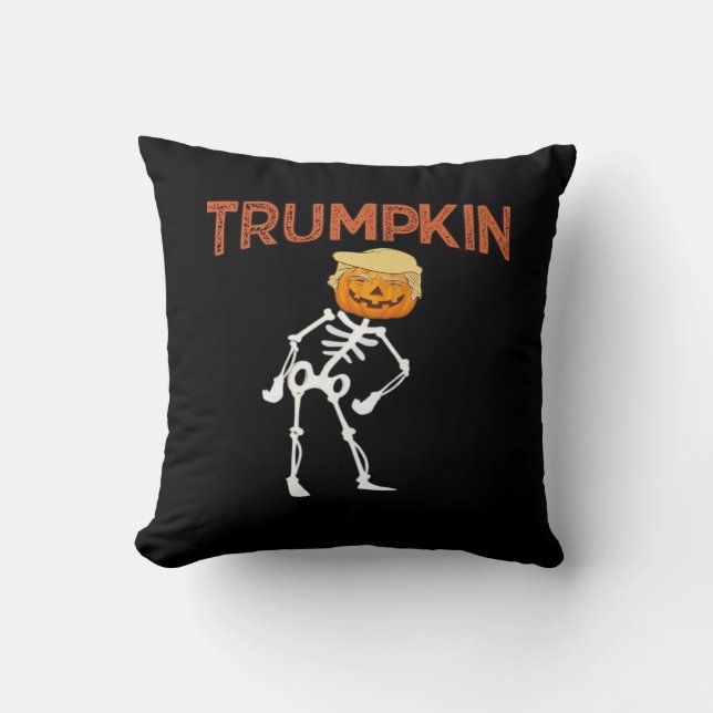Trumpkin Halloween Funny Classic Cushion (Front)