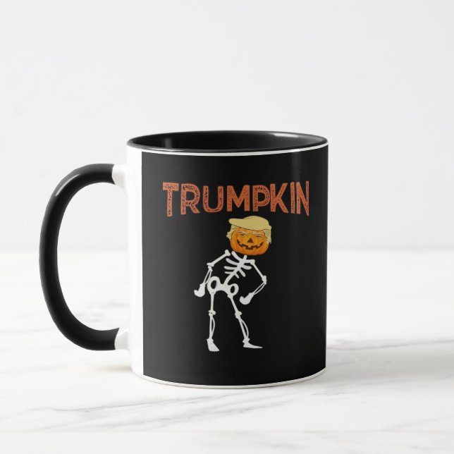 Trumpkin Halloween Funny Classic Mug (Left)