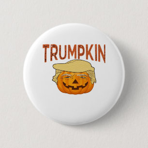 Trumpkin Halloween Funny Classic – Sloth Mask Desi 6 Cm Round Badge
