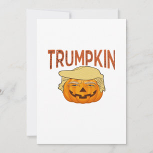 Trumpkin Halloween Funny Classic – Sloth Mask Desi Holiday Card
