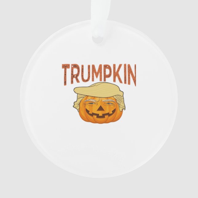 Trumpkin Halloween Funny Classic – Sloth Mask Desi Ornament (Front)