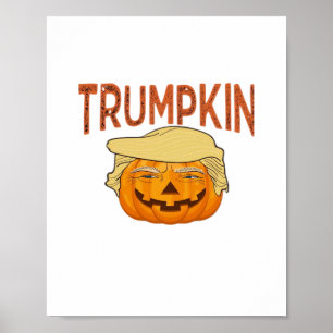 Trumpkin Halloween Funny Classic – Sloth Mask Desi Poster