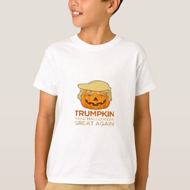 Trumpkin Halloween Funny Classic T-Shirt (Front)