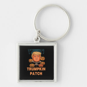Trumpkin  Halloween – Funny Political Pumpkin Desi Key Ring