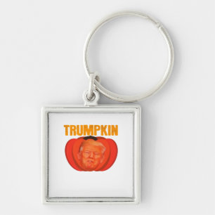 Trumpkin Halloween Jack O Lantern Graphic Funny  Key Ring