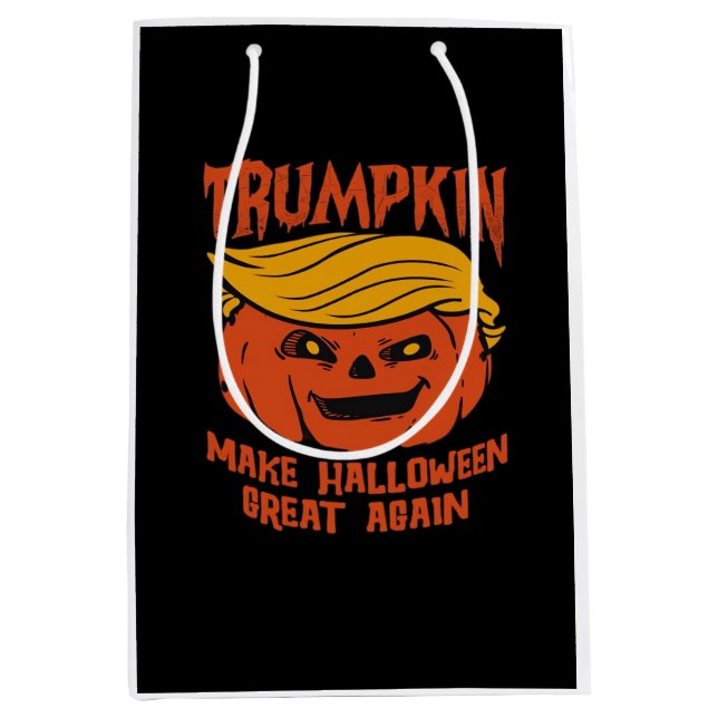 Trumpkin Halloween - Make Halloween Great Again Cl Medium Gift Bag (Front)